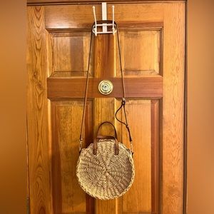 Lauren Conrad Straw Cross Body Bag